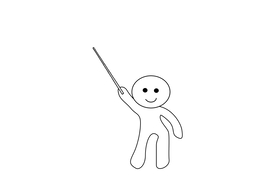 here isのイラスト